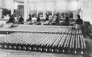 Fotografi fra Pernod Fils absintfabrik.