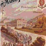 En vintage Pernodetikett.