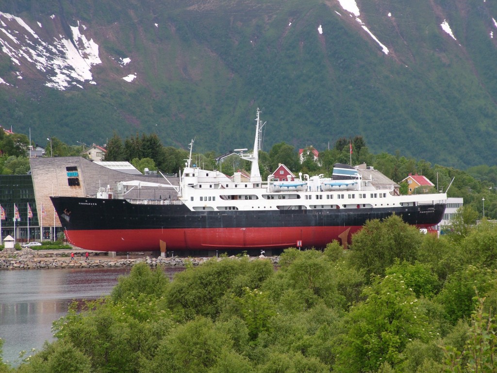 Ms Finnmarken. Hurtigruta-museum.