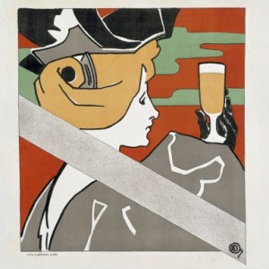 Reklameplakat for bockbier 1896. Er det reklame?