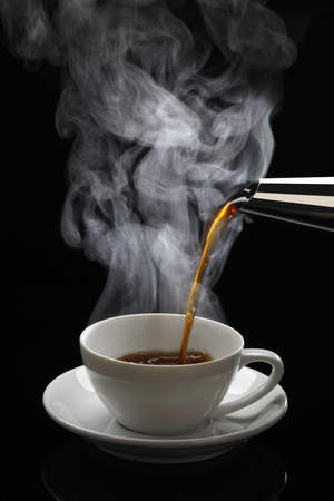 Varm kaffe.